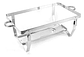 Chafer Buffet Banquete Rectangular 12lts Acero Inoxidable - Miniatura 10