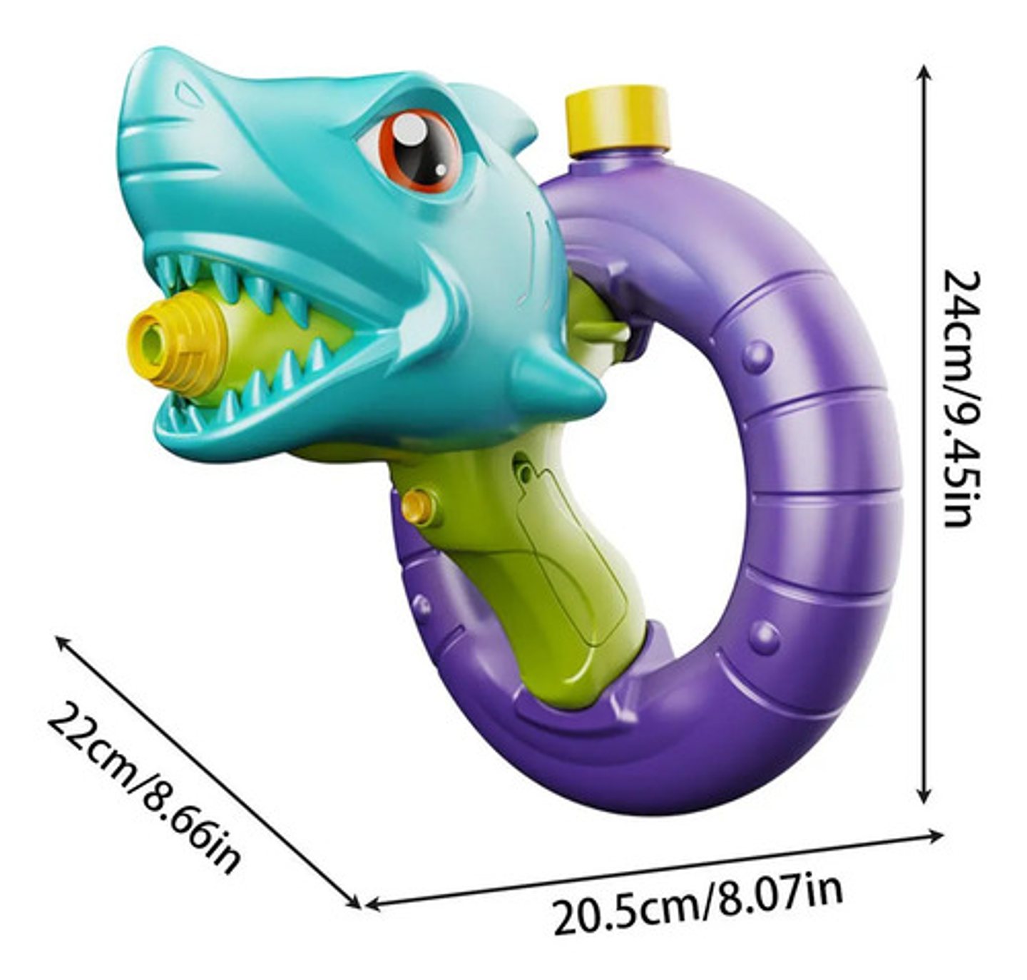 Pistola De Agua Electrica Dinosaurio Infantil Verano 6