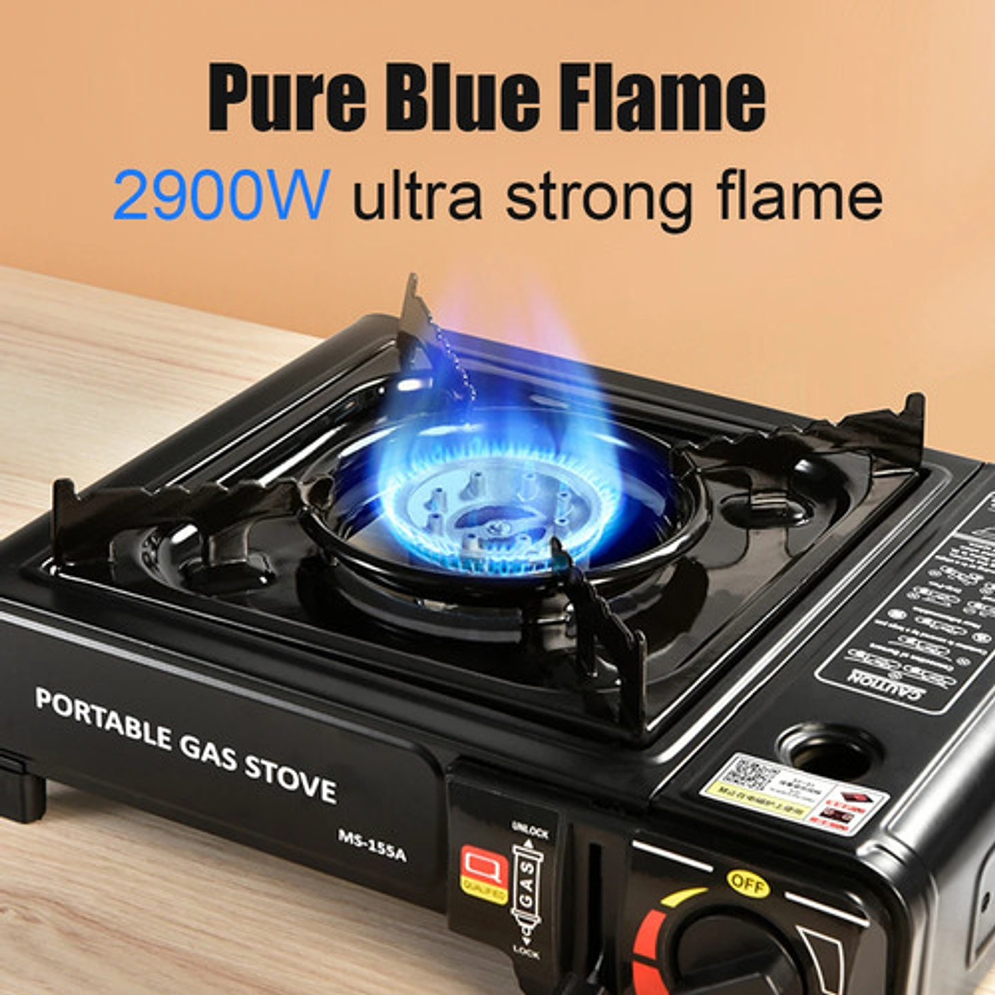 Cocina Portátil De Gas Para Camping Regulador Cocinilla 4