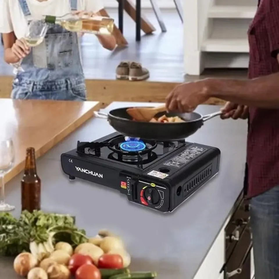 Cocina Portátil De Gas Para Camping Regulador Cocinilla 9