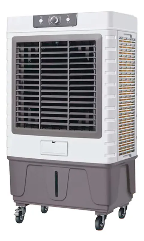 Climatizador Portátil Click 50l Aire Frío Potente 240w Con Ruedas Blanco