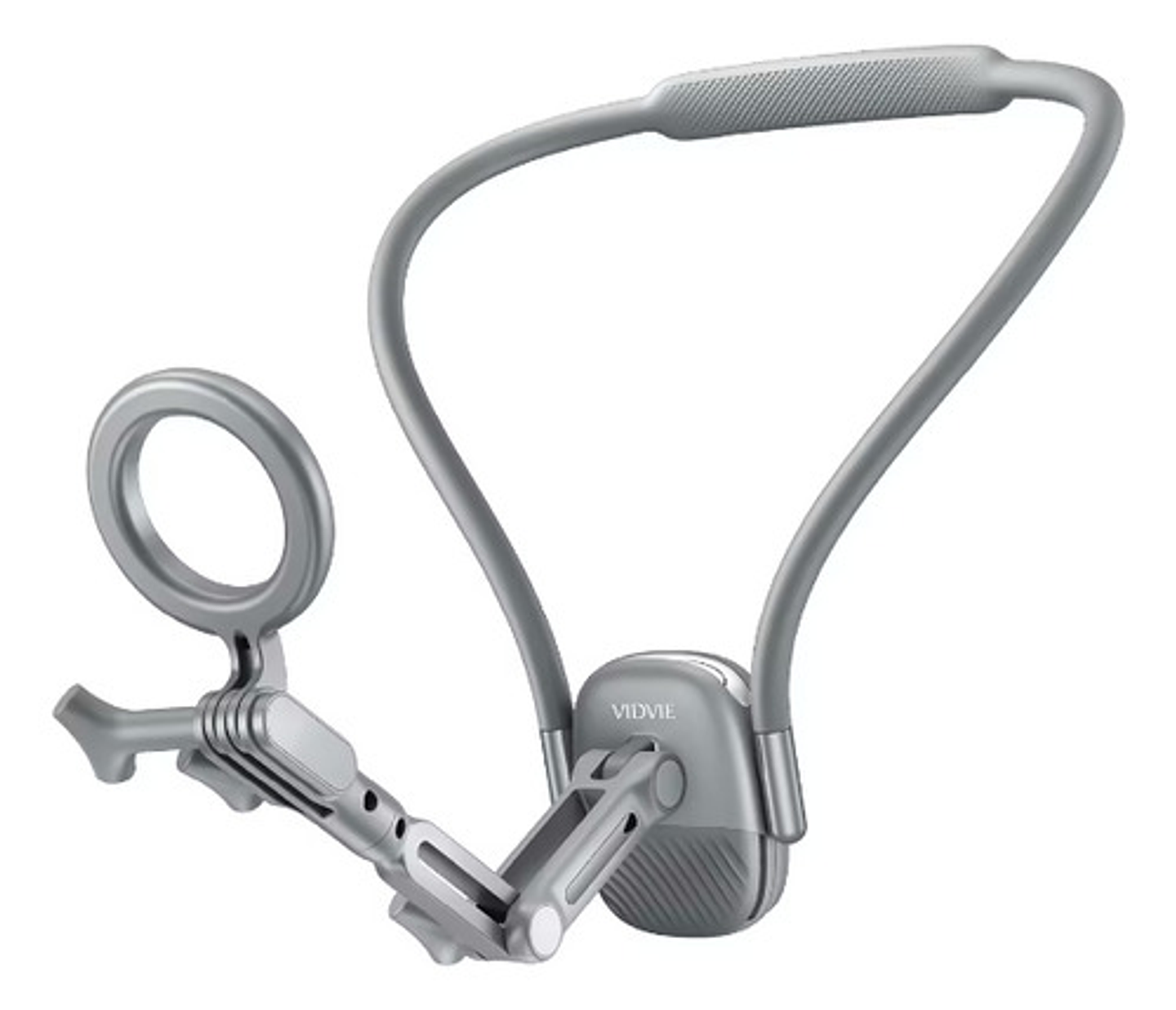 Soporte De Cuello Magnético Para Teléfono Vidvie Hc1552 Plateado 2