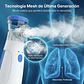 Nebulizador Ultrasónico Portátil Inalámbrico Silencioso Micromalla Mesh Blanco/azul - Miniatura 5