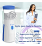 Nebulizador Ultrasónico Portátil Inalámbrico Silencioso Micromalla Mesh Blanco/azul - Miniatura 11