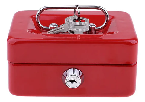 Caja Organizadora Para Piezas Pequeñas Roja Rojo