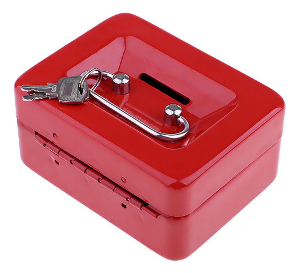 Caja Organizadora Para Piezas Pequeñas Roja Rojo 3