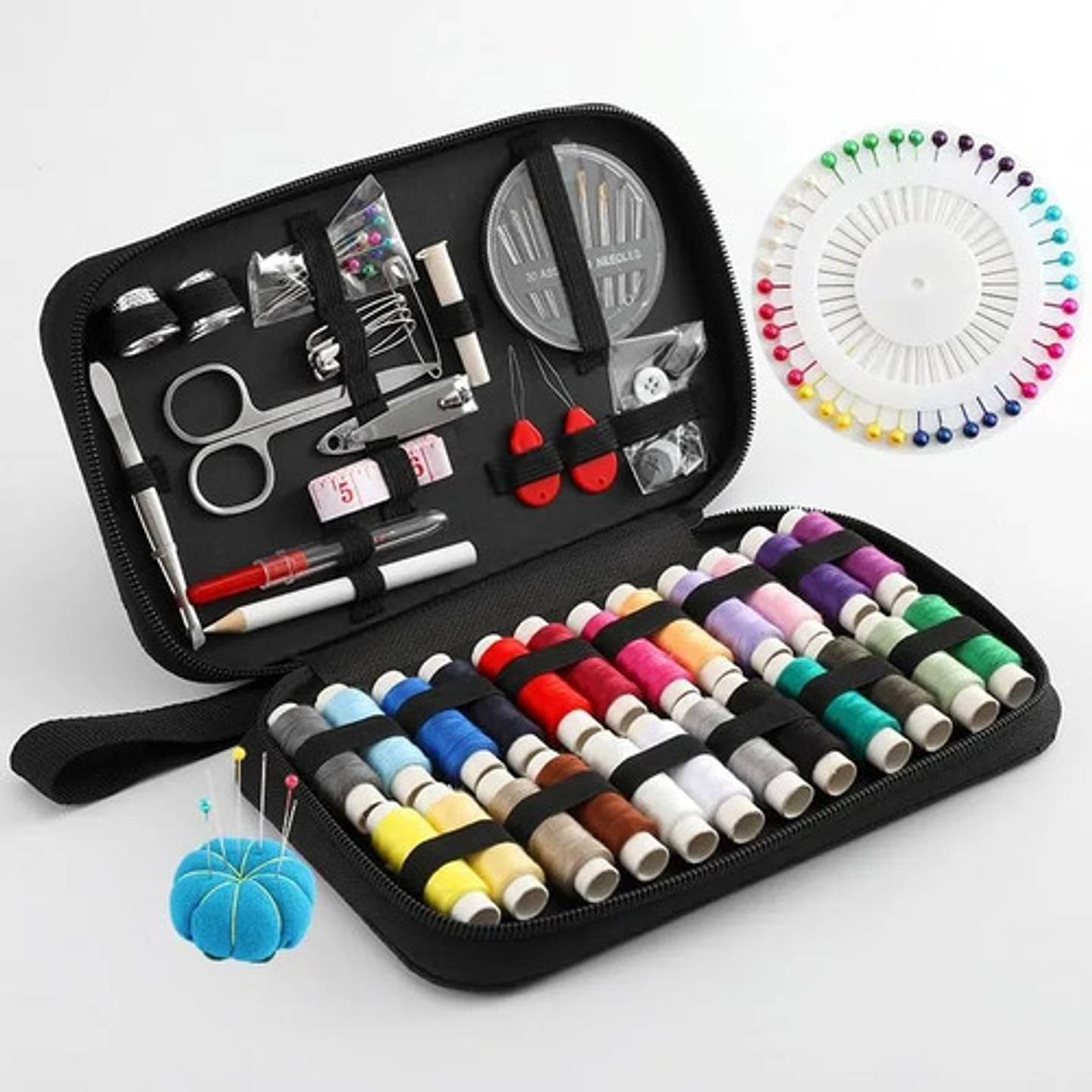 Kit Costura Profesional Completo Thek Estuche Viaje 100pcs 4