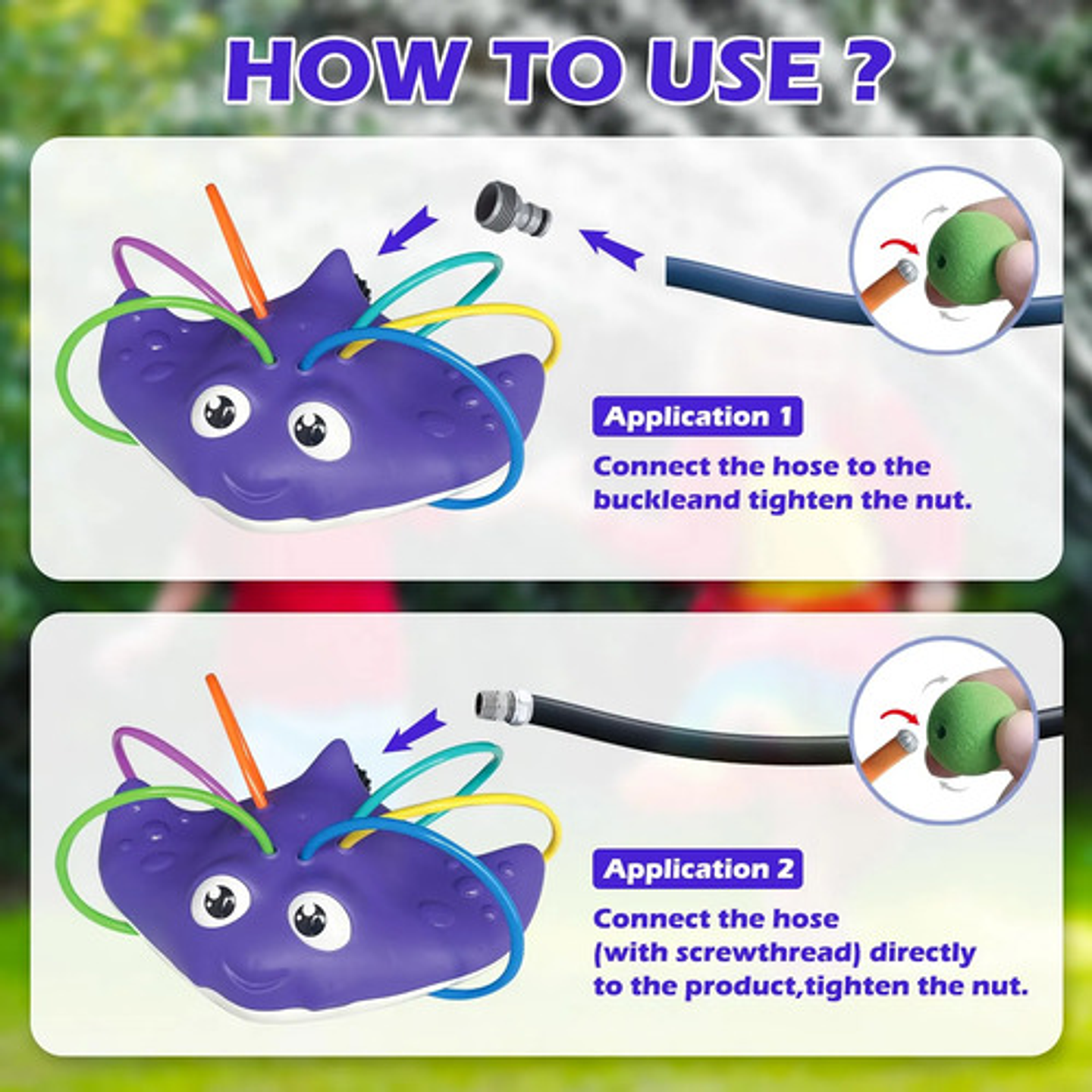 Aspersor Infantil Salpica Agua Juegos Exterior Verano 2