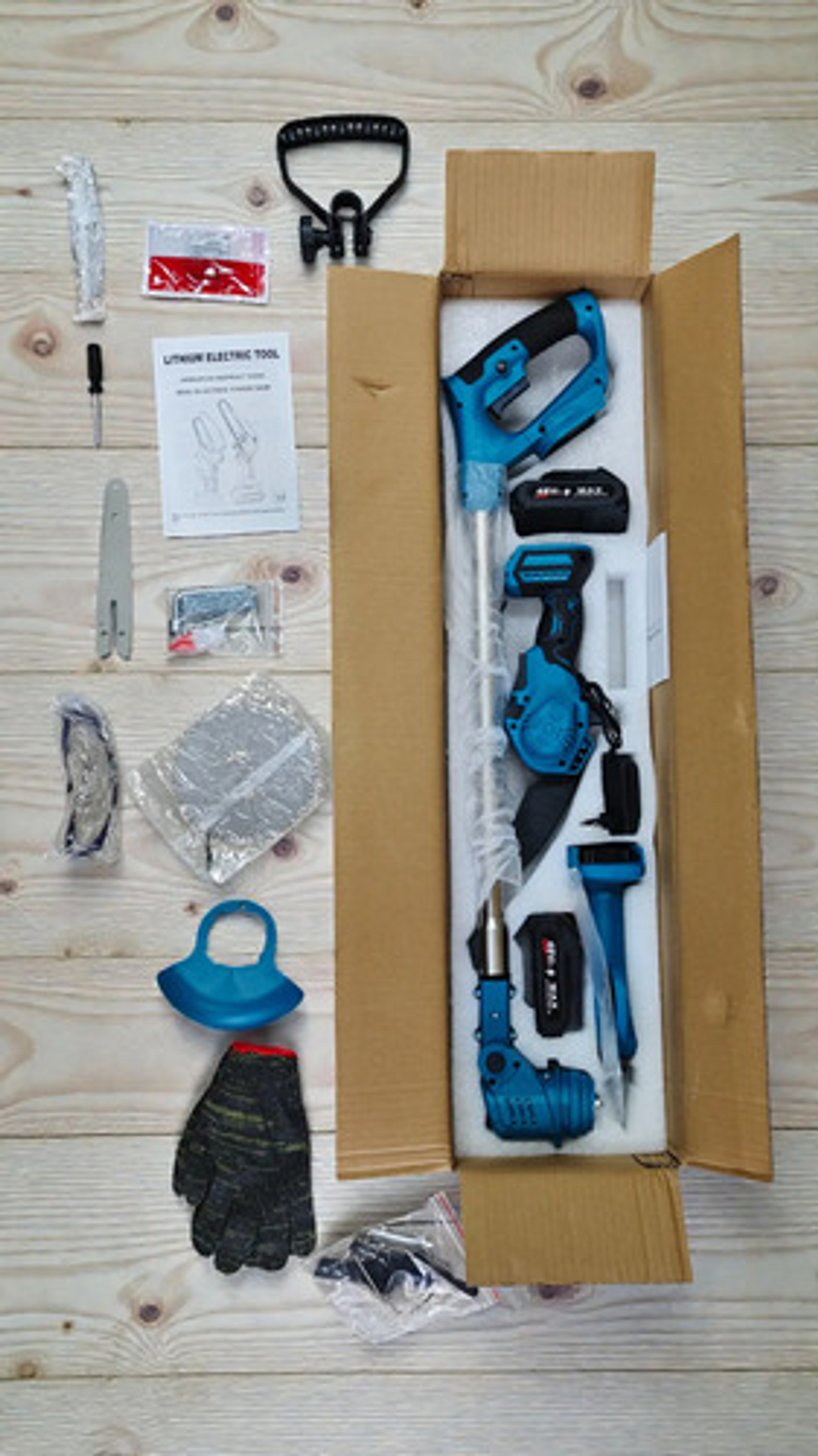 Kit Jardinería 48v Inalámbrico 3 En 1 + 2 Baterías 4ah 2