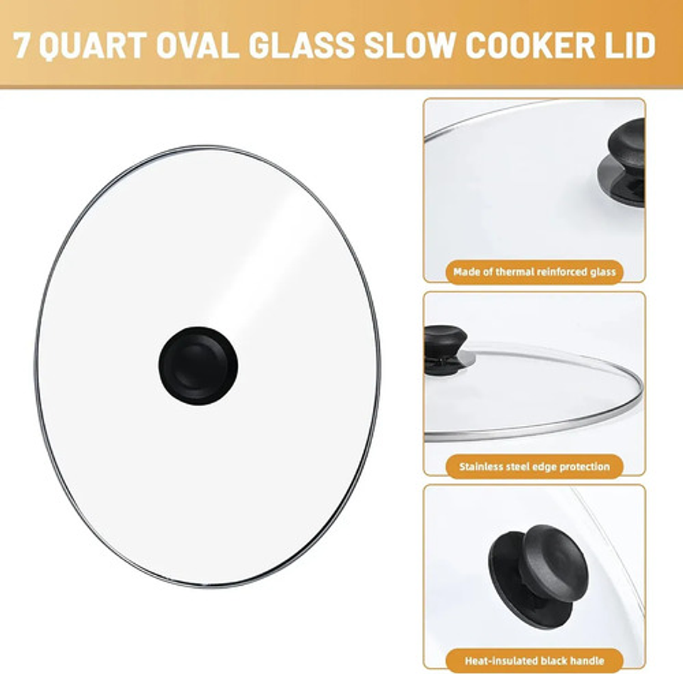 Tapa De Repuesto Vidrio Thek 28cm Resistente Al Calor 2