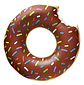 Flotador Dona Donuts Flotadores Inflables Piscina 60cm Chocolate - Miniatura 1