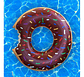 Flotador Dona Donuts Flotadores Inflables Piscina 60cm Chocolate - Miniatura 4