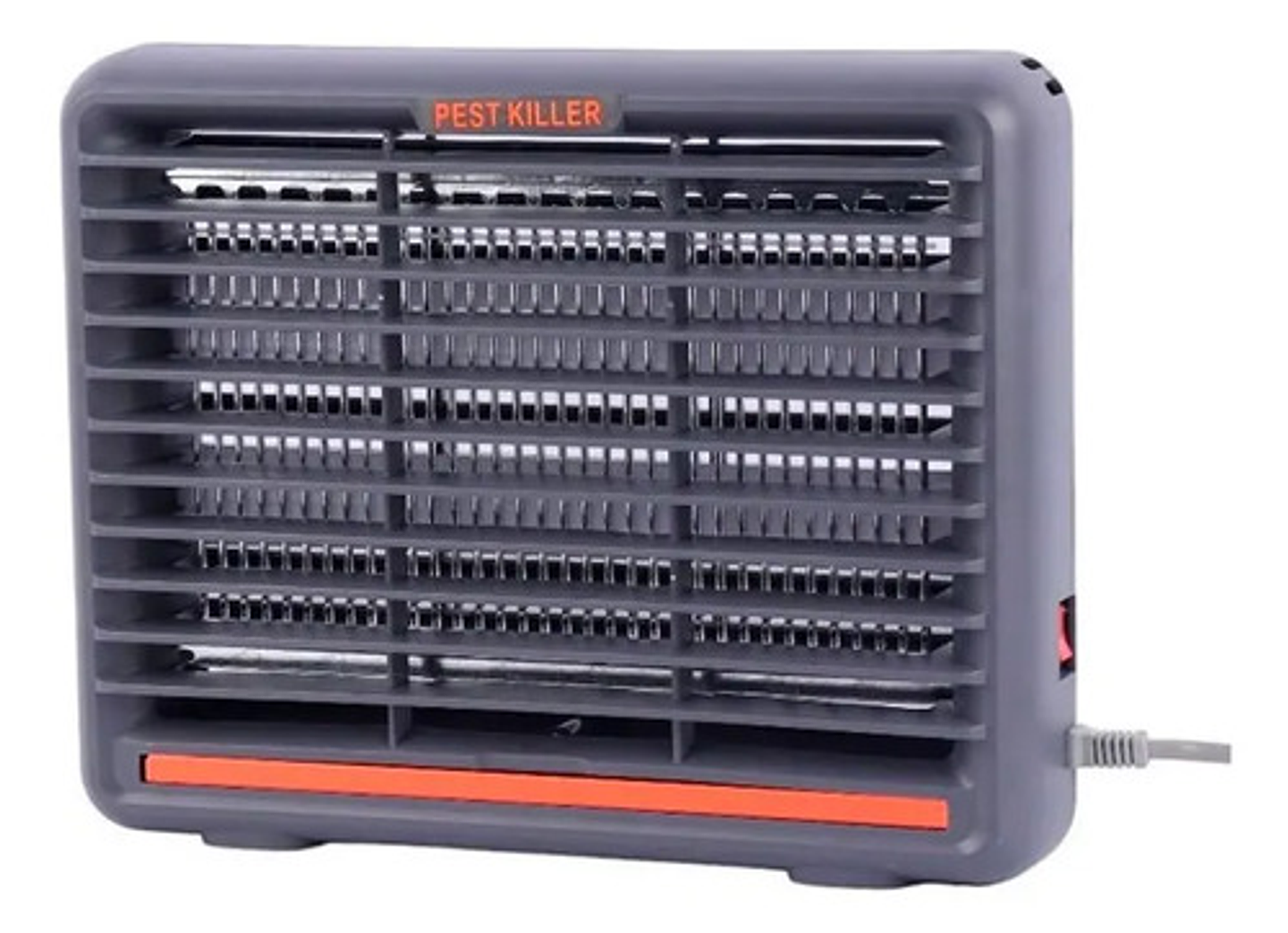 Matamosquitos Eléctrico Led 6w Doble Tubo Antimosquitos Gris Oscuro 4