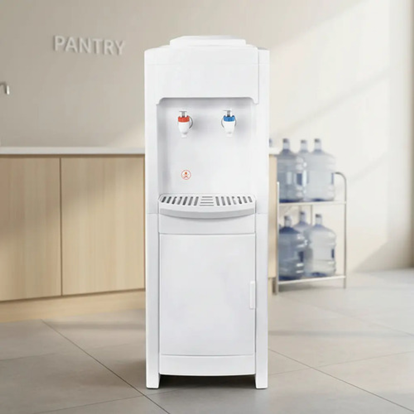 Dispensador De Agua Fría Y Caliente Eléctrico De Pedestal 1