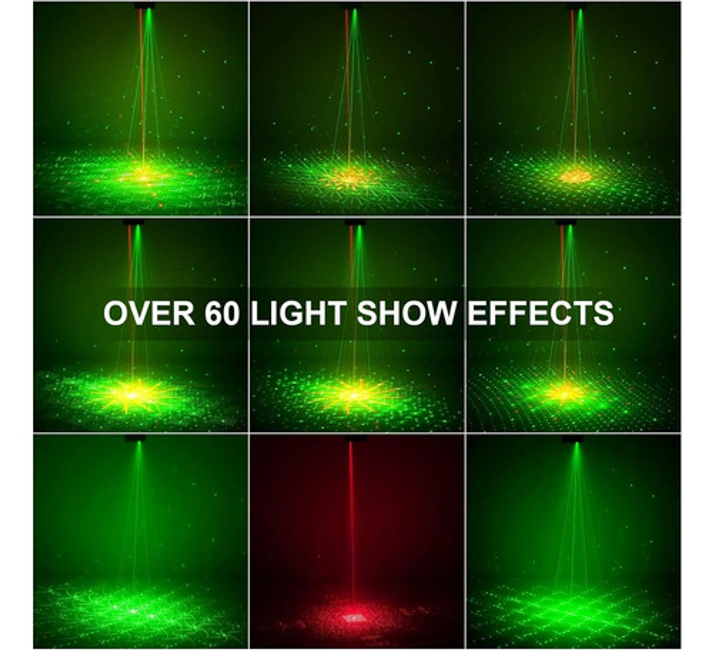 Luz Láser Led Mini Proyector Fiesta Con Control Remoto 3