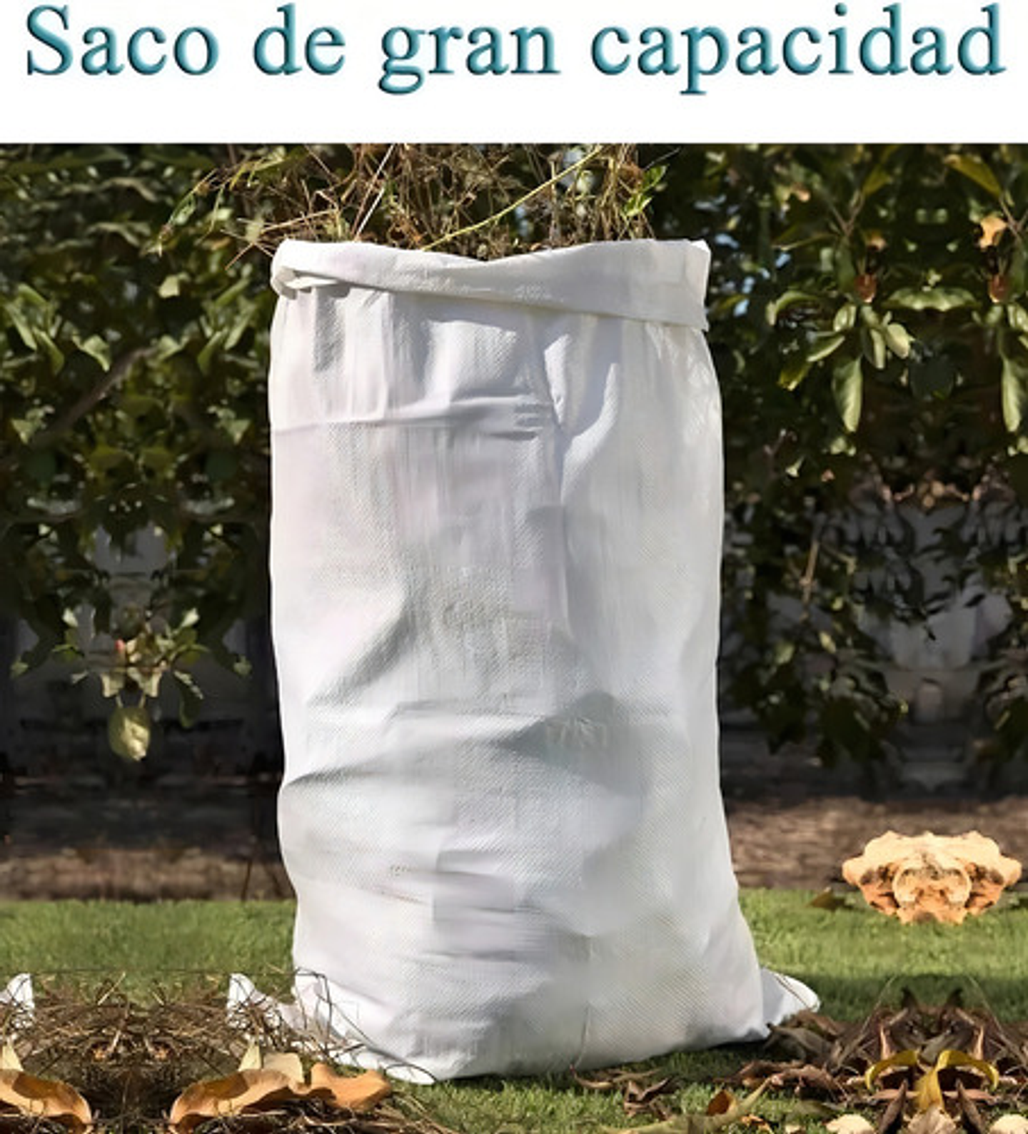 Sacos De Escombro 55x85 Cm Pack 12 Alta Resistencia Blanco 5