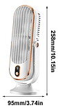 Ventilador Torre Escritorio Usb Recargable 5 Velocidades - Miniatura 2