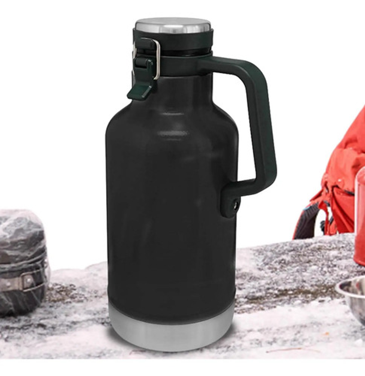 Botella Térmica Acero Inoxidable 1900 Ml Con Asa Botellas 1