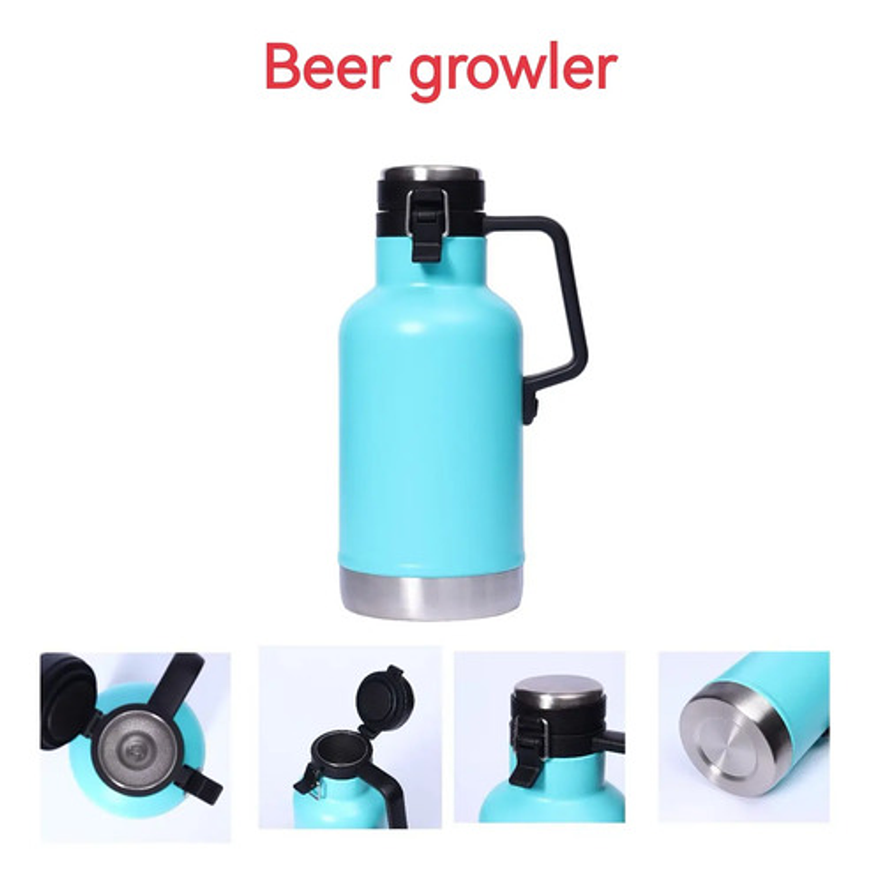 Botella Térmica Acero Inoxidable 1900 Ml Con Asa Botellas 7