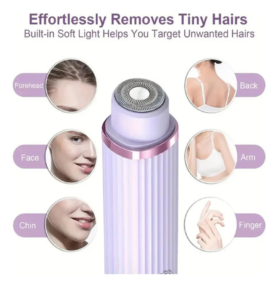 Afeitadora Eléctrica Doble Cabezal Impermeable Ipx7 Recargab 6