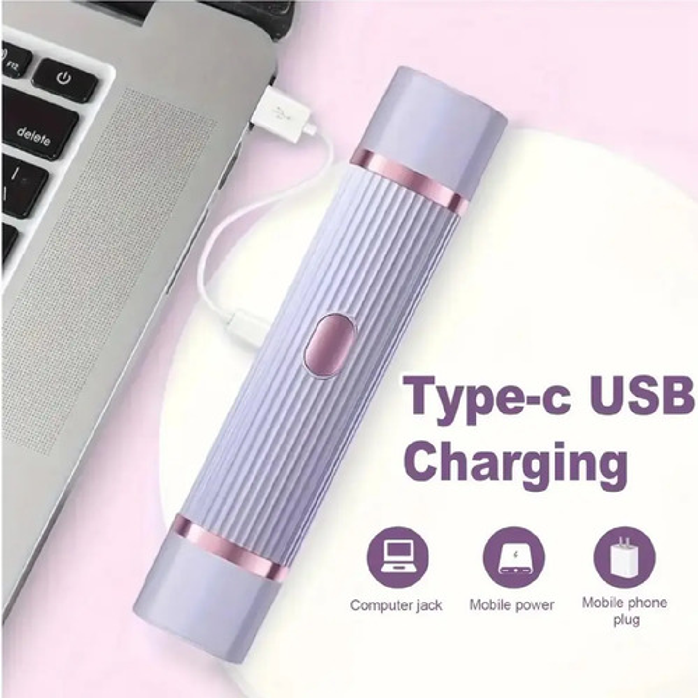 Afeitadora Eléctrica Doble Cabezal Impermeable Ipx7 Recargab 7