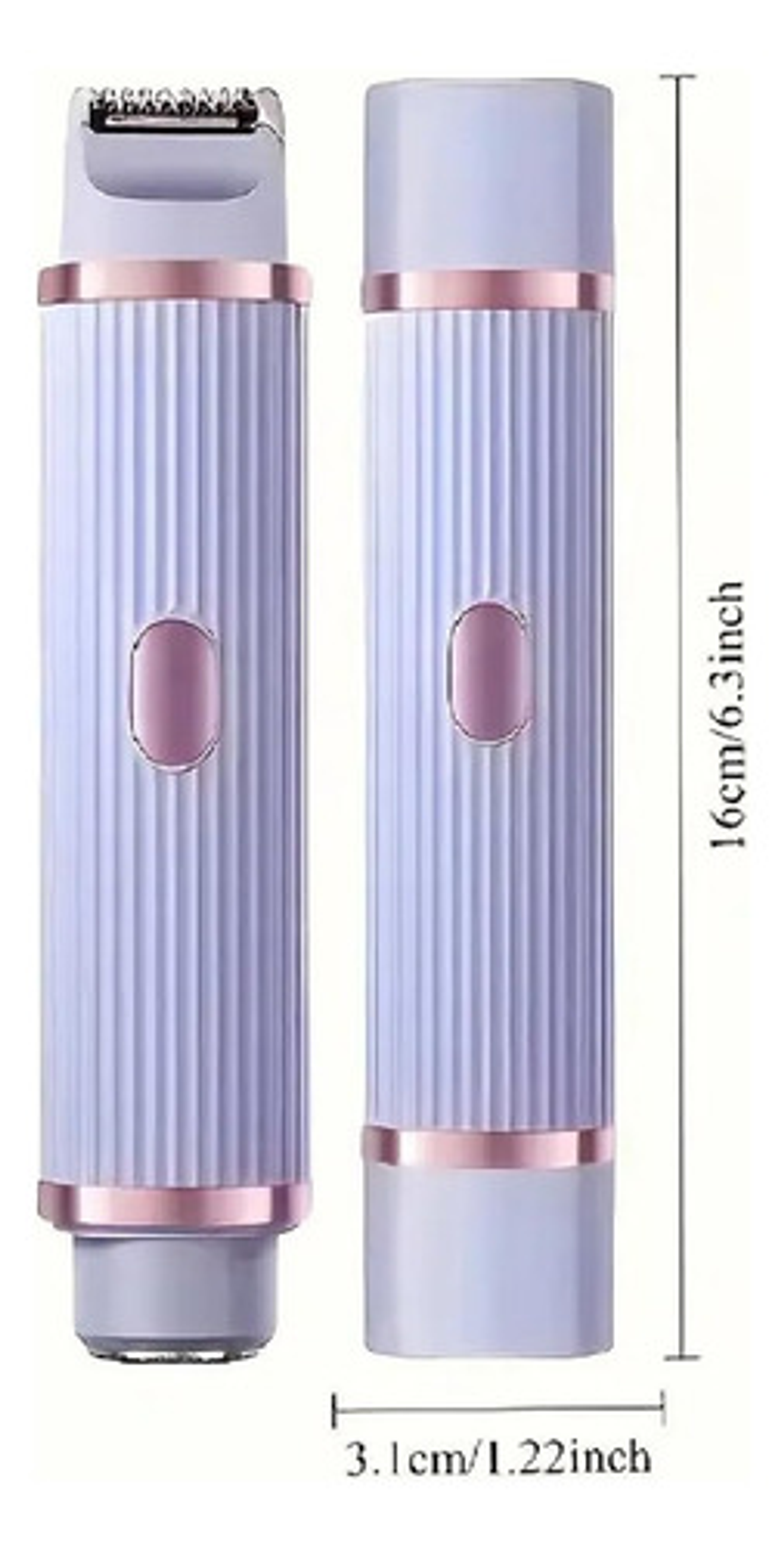 Afeitadora Eléctrica Doble Cabezal Impermeable Ipx7 Recargab 8