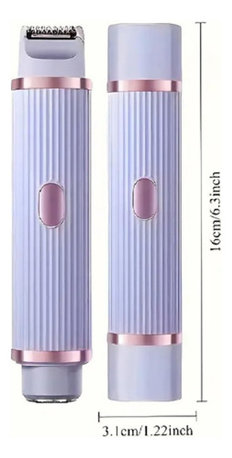 Afeitadora Eléctrica Doble Cabezal Impermeable Ipx7 Recargab 8