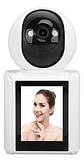 Cámara Seguridad Wifi Ip Inteligente Videollamada Pantalla 2 Blanco - Miniatura 6