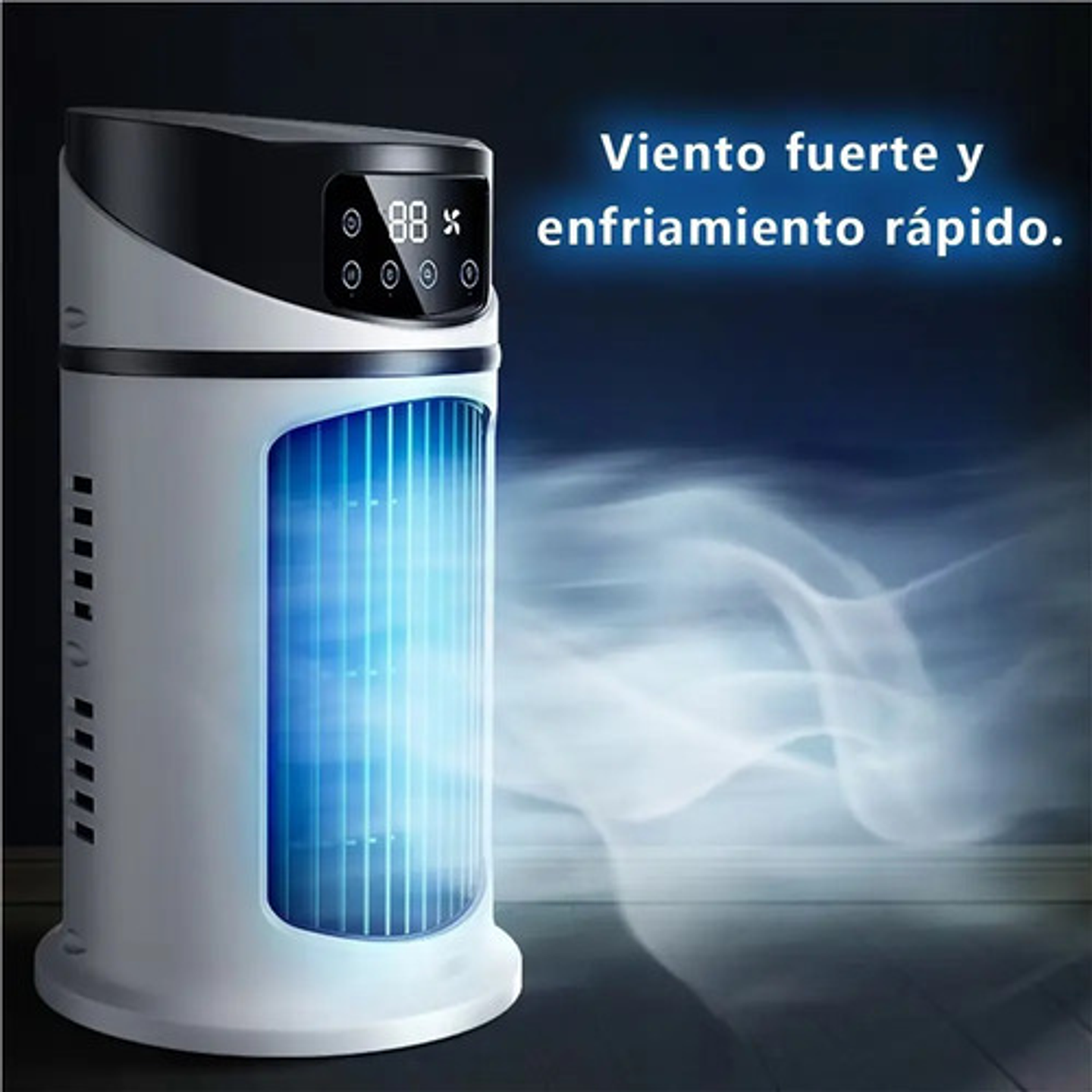 Ventilador Heladera Portátil 6 Modos Aire Frío 0.6l . 3