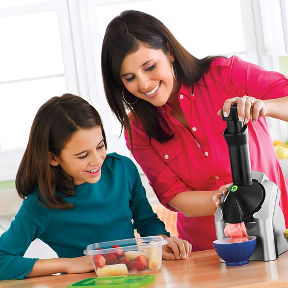 Máquina Para Hacer Helado Maquina De Helado De Frutas Negro 5