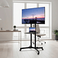 Soporte De Piso Para Tv Con Ruedas 32-65'' Base Profesional Negro - Miniatura 1