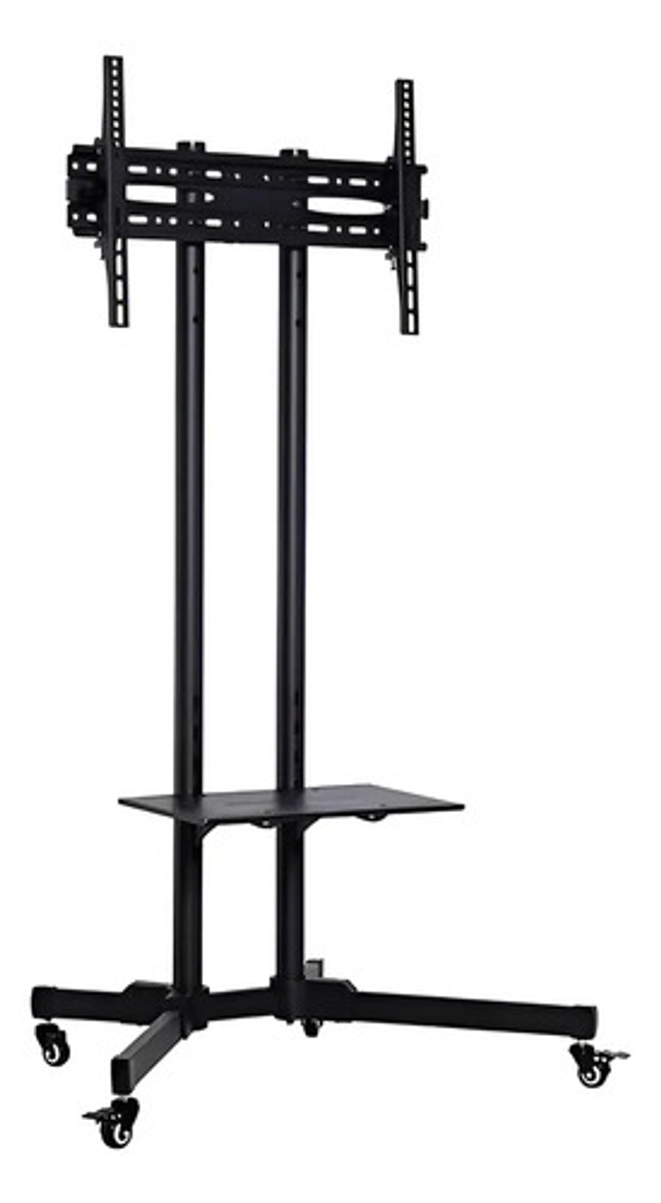 Soporte De Piso Para Tv Con Ruedas 32-65'' Base Profesional Negro 4