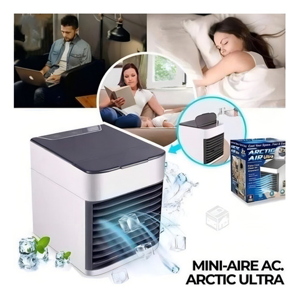 Mini Aire Acondicionado Portatil Arctic Air Ultra Color Blanco 6