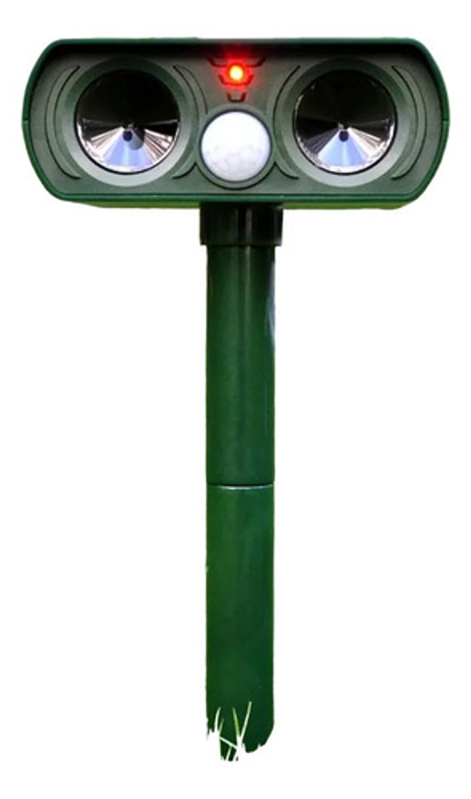 Repelente De Animales Solar Ahuyentador Jardín Ultrasónico Color Verde Oscuro 2