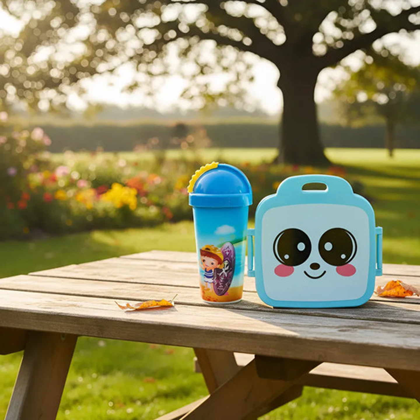 Lonchera Colación Y Termo Envase Escolar Tupper Vianda Niños 1