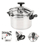 Olla A Presión De Aluminio 7l Profesional Cocina Gas Plateado - Miniatura 1