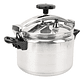 Olla A Presión De Aluminio 7l Profesional Cocina Gas Plateado - Miniatura 5