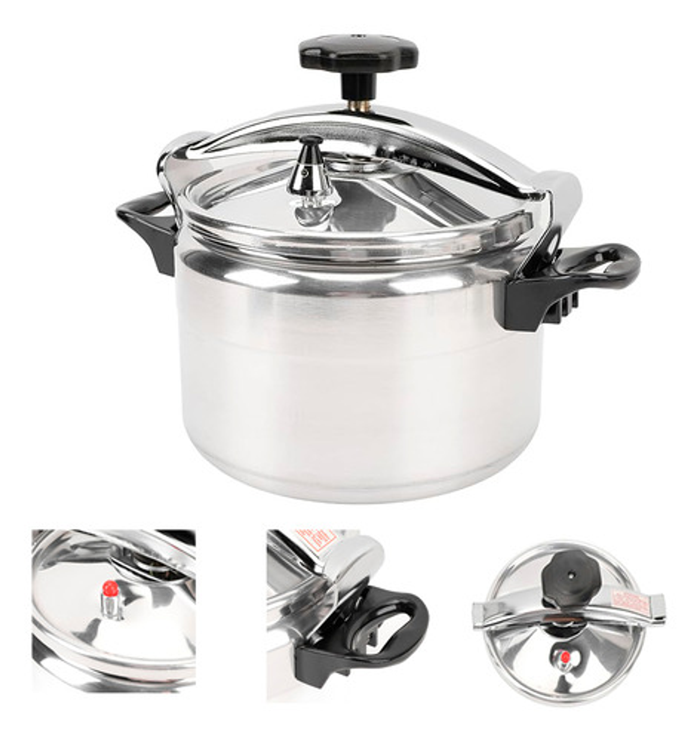 Olla A Presión De Aluminio 3l Cocina Hogar Y Gas Plateado 1