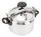 Olla A Presión De Aluminio 3l Cocina Hogar Y Gas Plateado - Miniatura 3