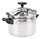 Olla A Presión De Aluminio 3l Cocina Hogar Y Gas Plateado - Miniatura 5