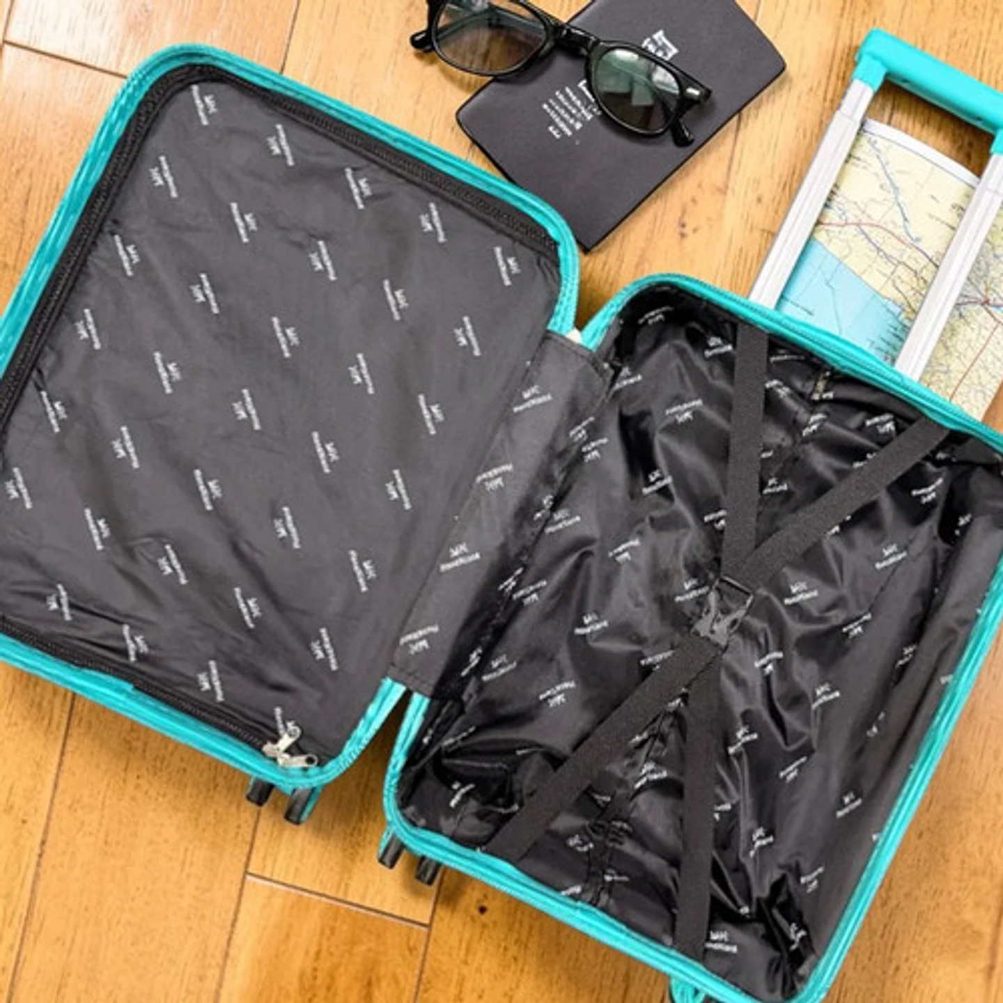 Maleta De Viaje Rígida Hongxiang Carry-on Cabina 20 Pulgadas 7