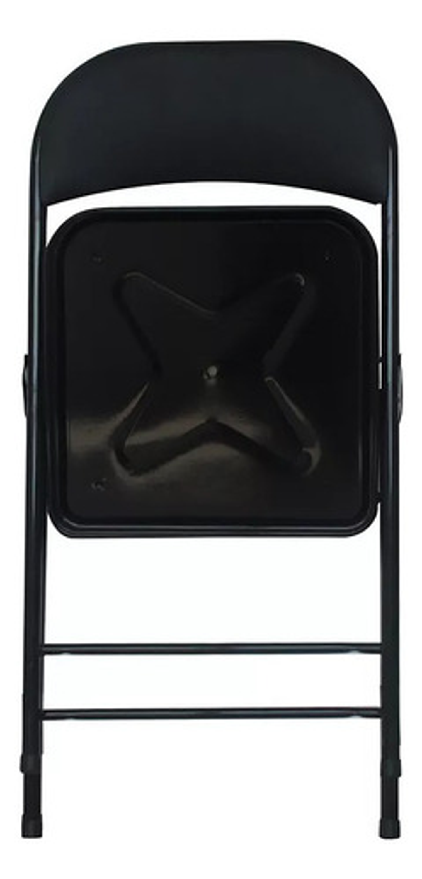 Silla Plegable Haiton Tb-142 Negro Ecocuero Acolchado Hierro Liso 8