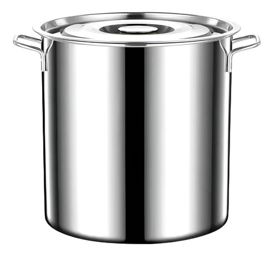 Olla Acero Inoxidable 20 Litros Color Plateado 3