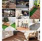 Caja 15  Pzas  Deck Wpc Modular 30x30cm Piso Jardin Exterior - Miniatura 5