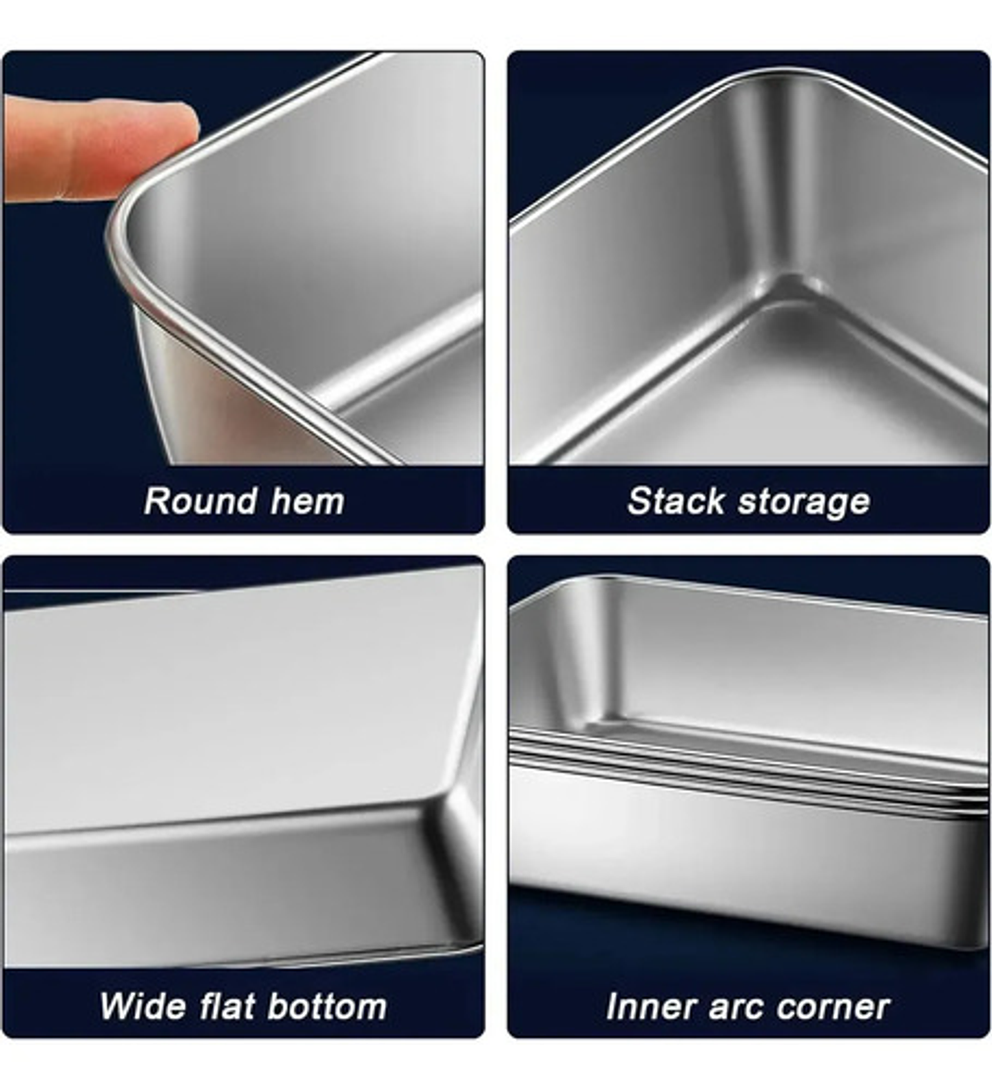 X3 Fuente Acero Inoxidable Thek 2400ml Con Tapa Hermética 5