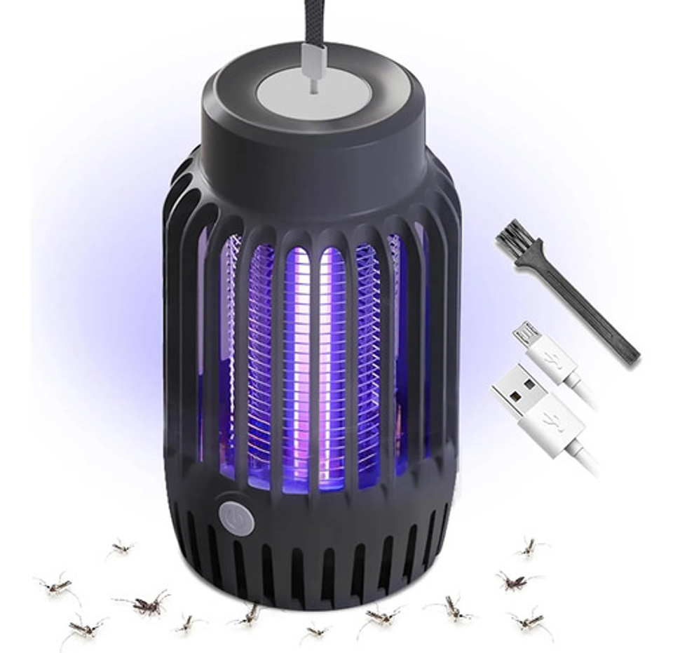 Lámpara Antimosquitos Eléctrica Thek Trampa Uv + Luz Nocturn 1