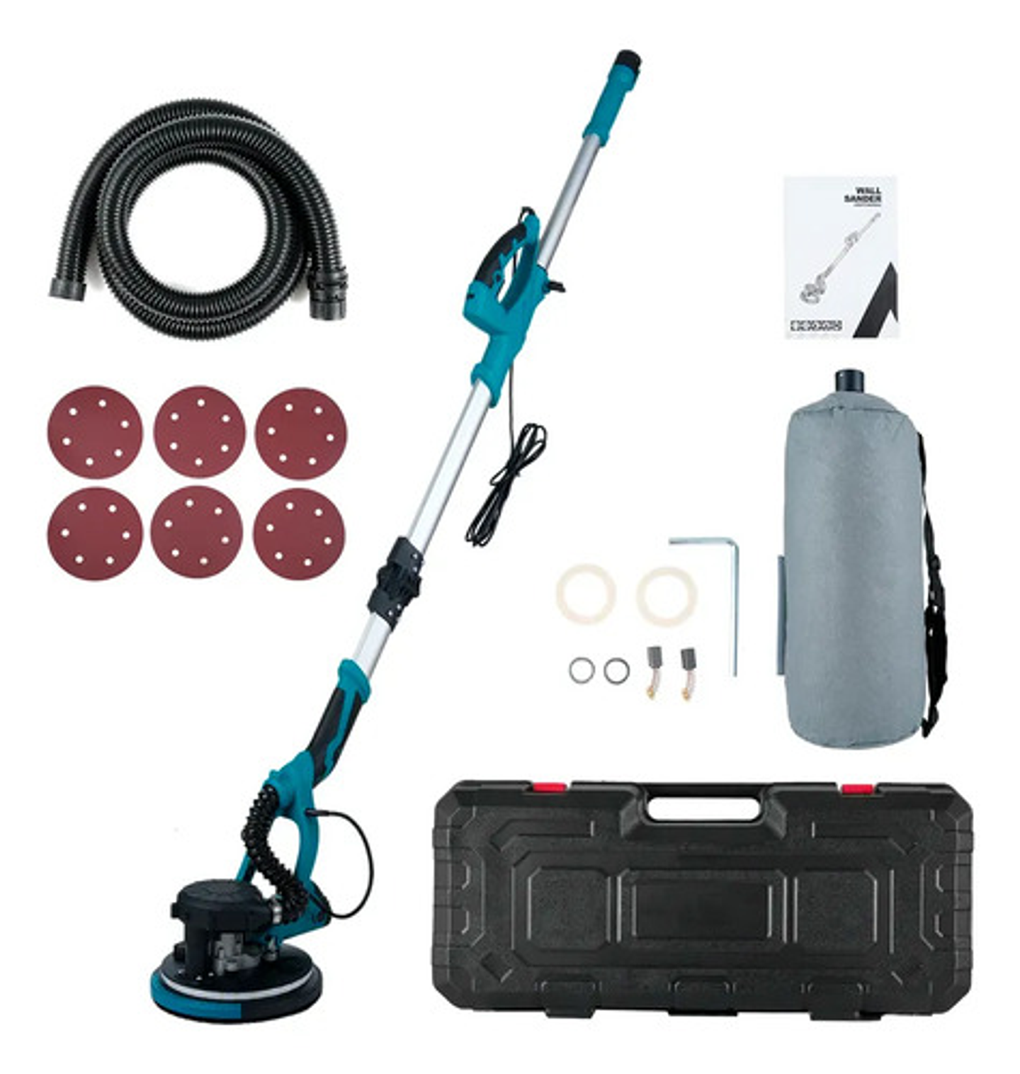 Lijadora De Pared 850w Telescópica Con Luz Led 1