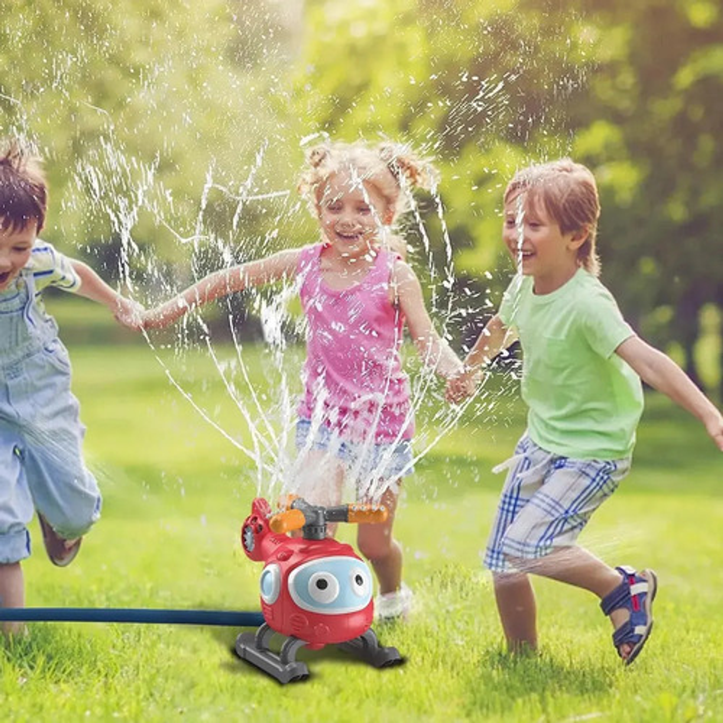 Aspersor Infantil Salpica Agua Juegos Exterior Verano 4