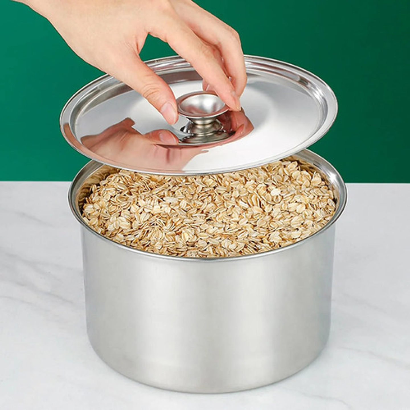 X3 Tarro Condimentos Acero Inoxidable Con Tapa 16cm Cocina 5