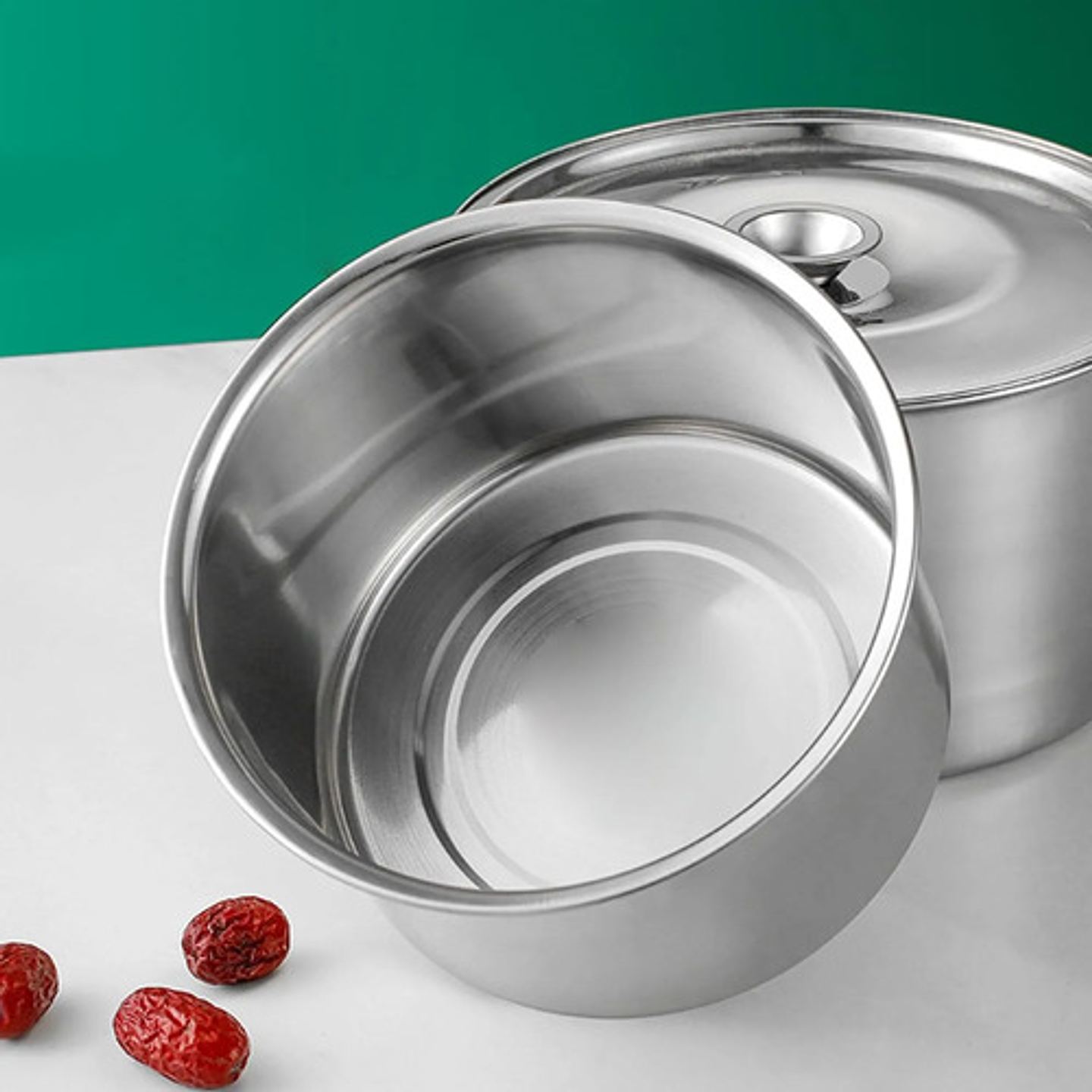 X3 Tarro Condimentos Acero Inoxidable Con Tapa 16cm Cocina 7